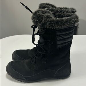 The North Face Black Fur-Lined Winter Boots